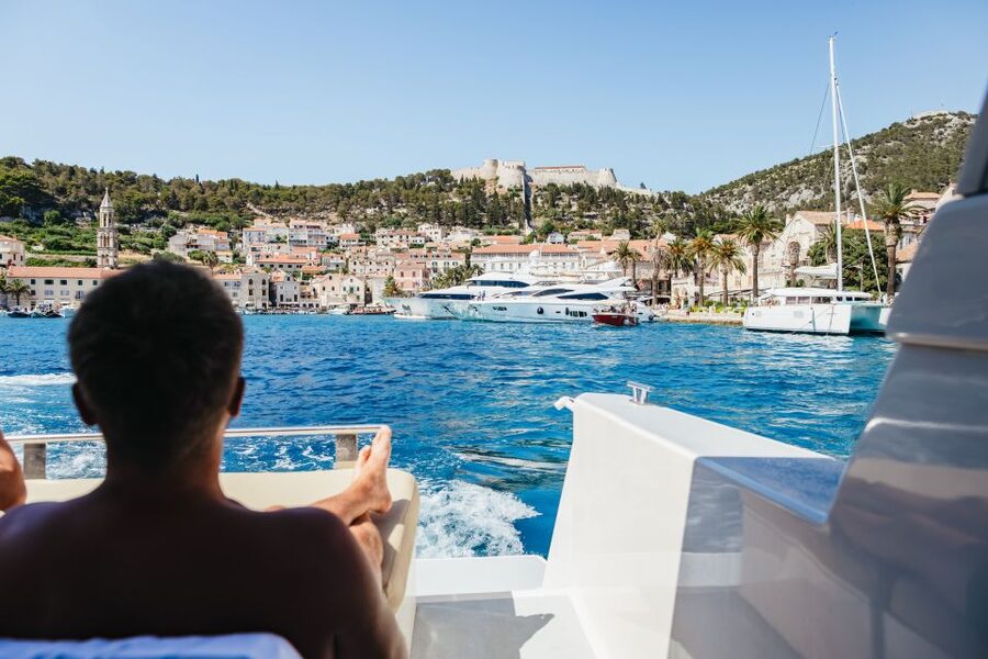 Split: Blue Cave, Vis & Hvar Full-Day Trip by Speedboat - Komiža shows the quieter side of Vis