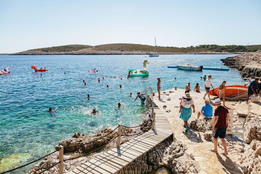 Split: Blue Cave, Vis & Hvar Full-Day Trip by Speedboat - The Pakleni Islands add a scenic pause