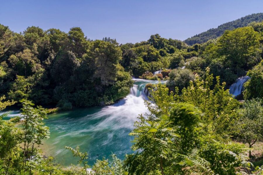 Split: Krka Waterfalls Guided Day Trip with Swim & Boat Tour - Swimming in the Krka River at Skradin