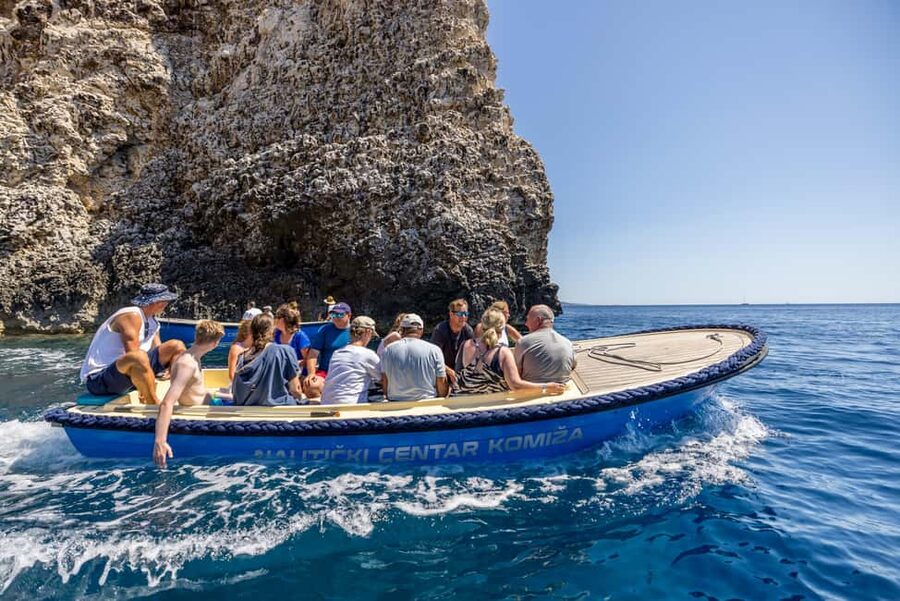 Split or Trogir: Blue Cave, Vis, and Hvar Speedboat Day Trip - The crew, music, and atmosphere