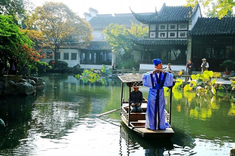 Suzhou Private Guided Day Trip from Shanghai by Bullet Train - China No. 1 Ancient Street and Fortune Bridge