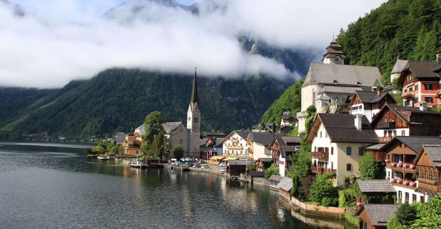 Vienna: Hallstatt & Alpine Peaks Day Trip with Admont Abbey - The road through the Austrian Alps
